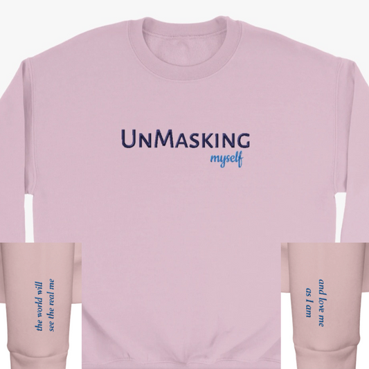 Heal Thyself - UnMasking myself - Embroidered Classic Unisex Crewneck Sweatshirt